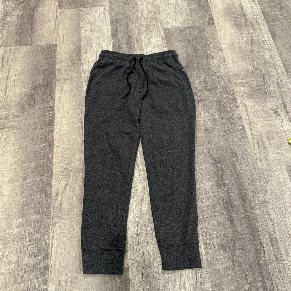 Like New Gaiam‎ Small Heather Gray Jogger Pants Activewear Drawstring Athletic
